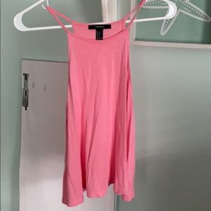 Summer time pink flowy shirt